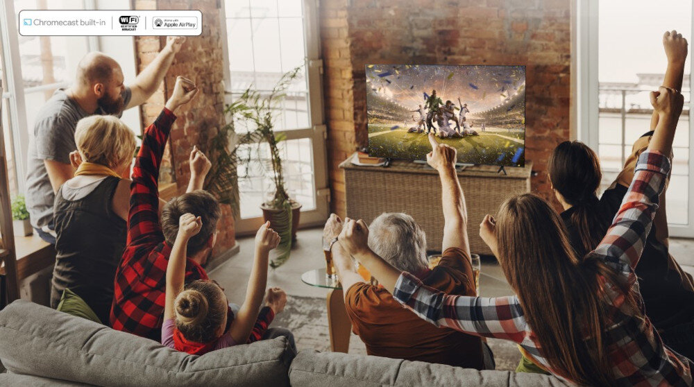 Telewizor TCL C69B  - przaesyłanie bezprzewodowe