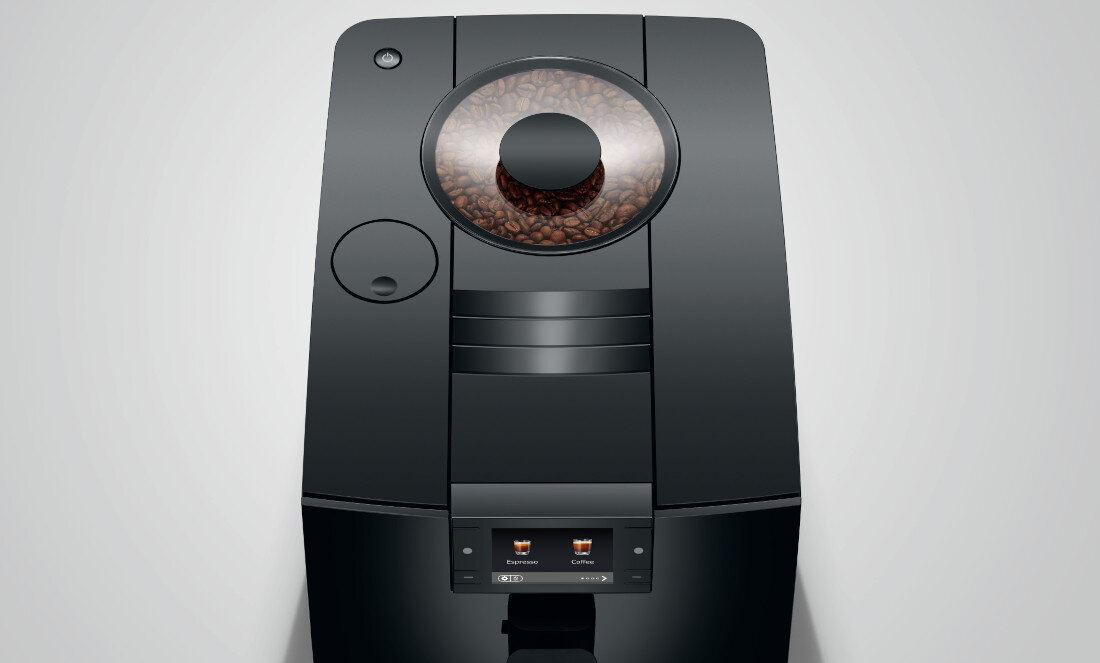 Ekspres JURA C9 Piano Czarny wygoda użytkowania pojemność zbiornik kawa bez zbędnych przerw i komplikacji