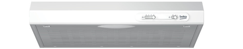 Okap BEKO CFB 5310 W tryby pracy oświetlenie filtr poziom hałasu 