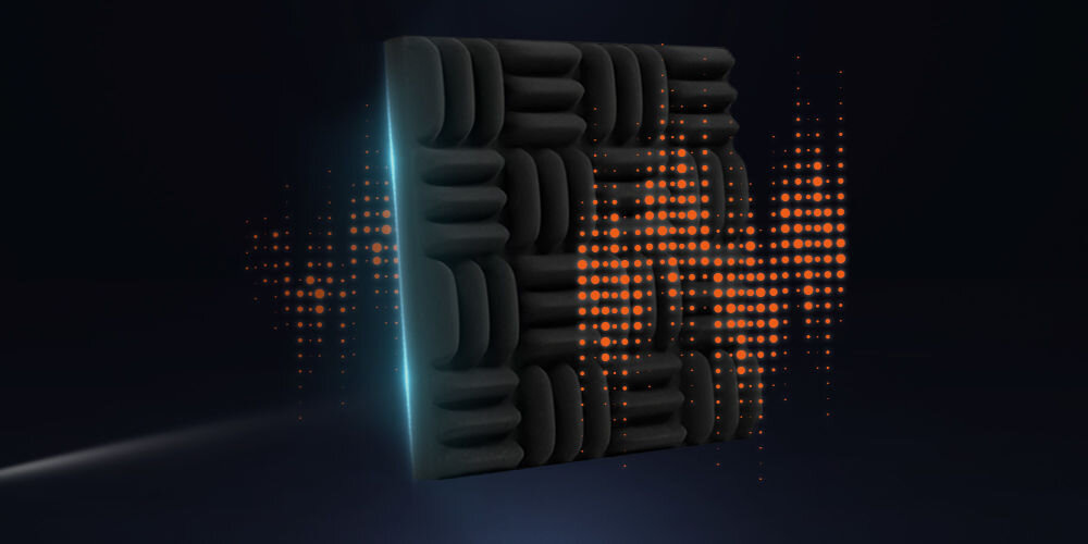 Panel akustyczny MUSICMATE MM-Sticky Checker redukcja echa pogłosu