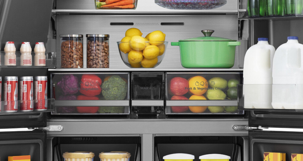 LODÓWKA HISENSE RQ760N4SBFE szuflada warzywa owoce świeżość