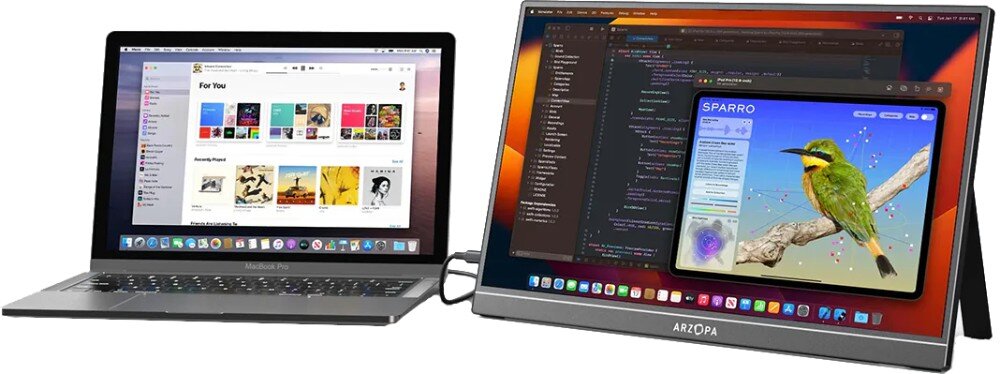 Monitor ARZOPA A1M 17.3 1920x1080px IPS 1 ms jasność kontrast kolory