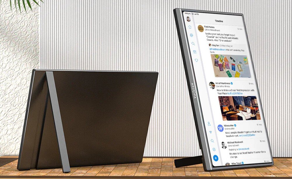 Monitor ARZOPA A1M 17.3 1920x1080px IPS 1 ms mobilność stojak konstrukcja