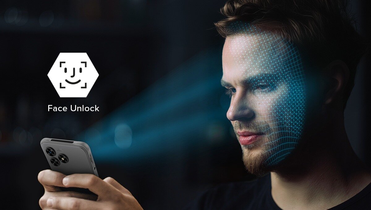 Smartfon MYPHONE Hammer Blade Va biometria bezpieczeństwo  