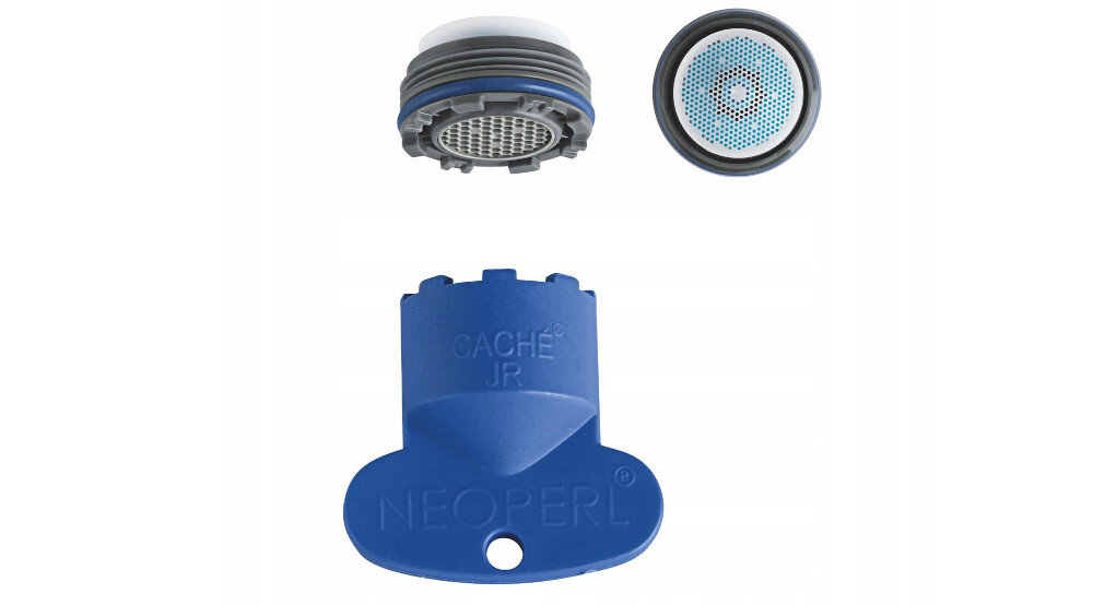 Bateria GROHE Minta 32917KS0 zbliżenie wylewka od dołu SpeedClean perlator szybkie łatwe czyszczenie elastyczny materiał