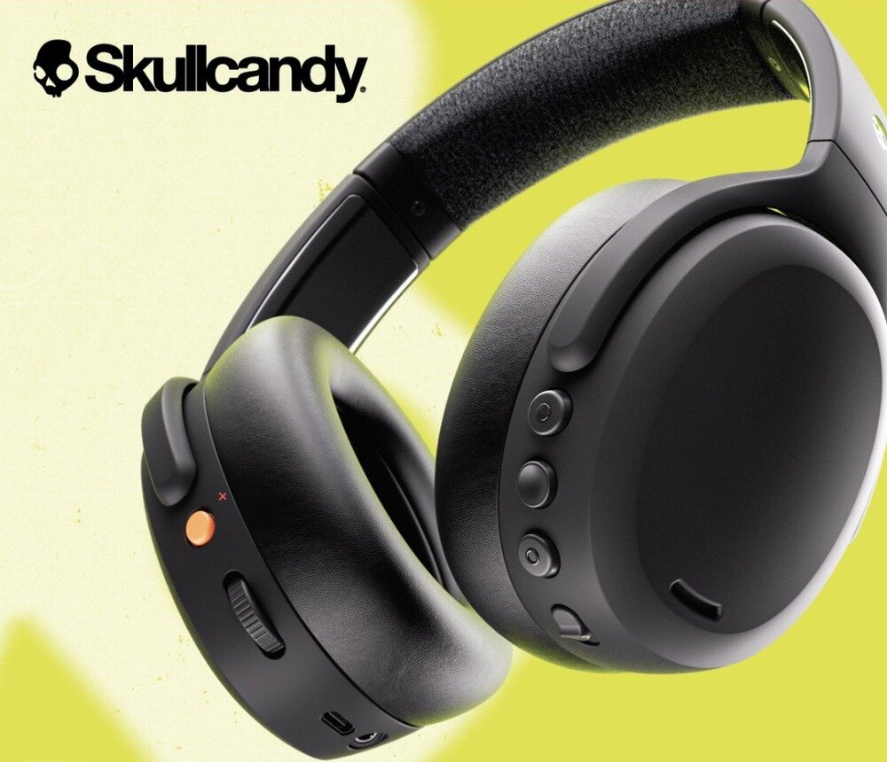 Słuchawki nauszne SKULLCANDY Crusher 2 ANC design komfort lekkość dźwięk jakość wrażenia słuchowe ergonomia lekkość sport aktywność podróże czas pracy działanie akumulator 
