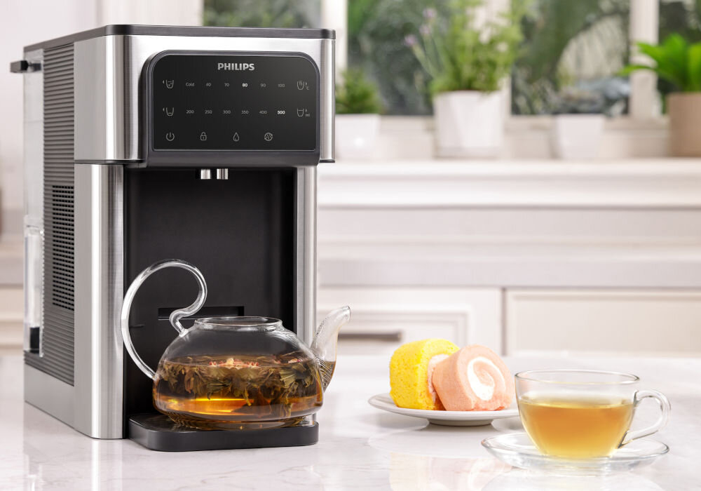 Dyspenser do wody PHILIPS All-in-One ADD5980S/10 filtr wymiana redukcja zanieczyszczeń