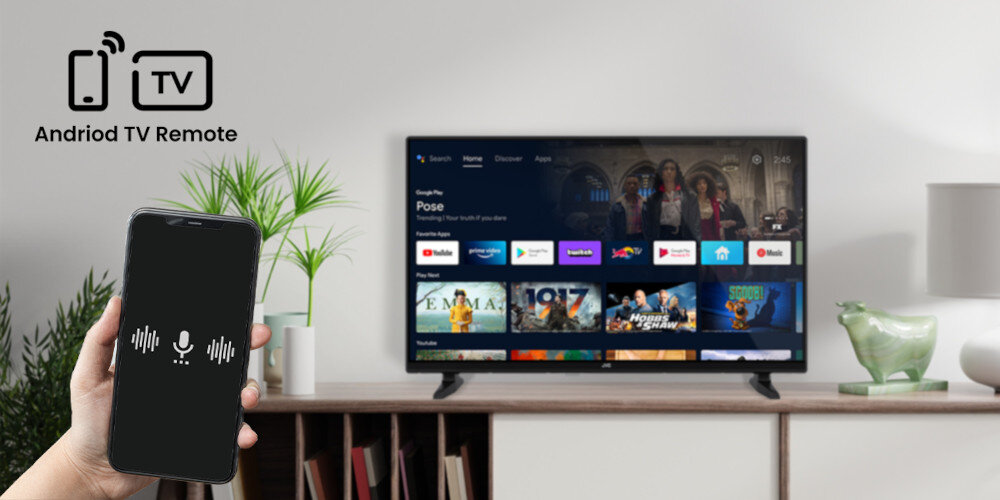 Telewizor JVC LT-VAH3300  - sterowanie głosowe