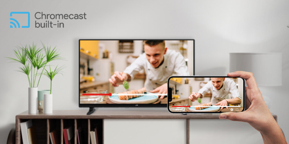 Telewizor JVC LT-VAH3300  - chromecast