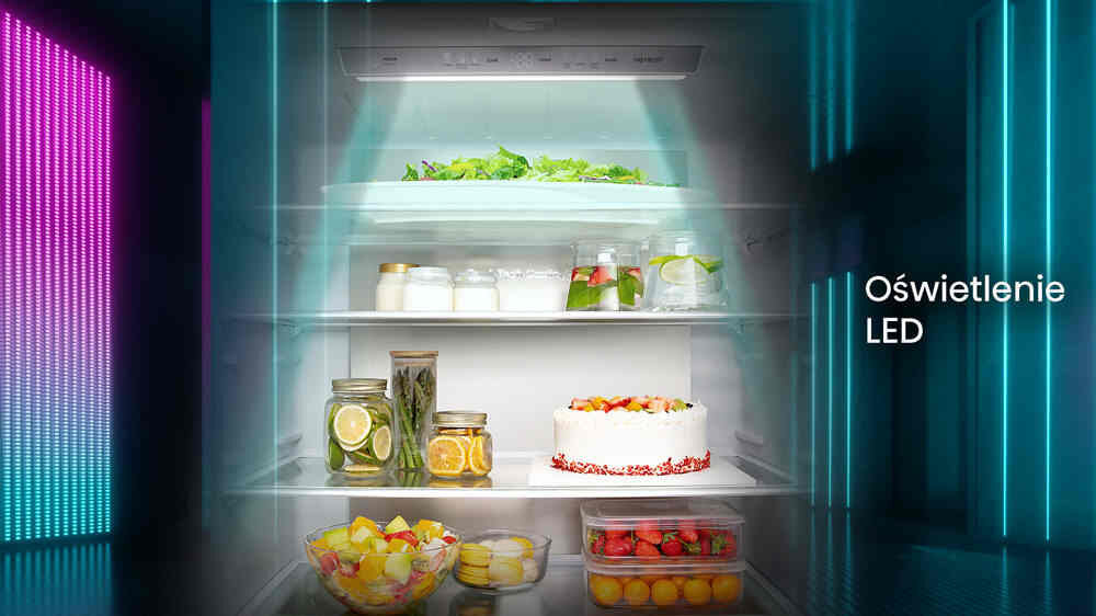 Lodowka HISENSE RQ760N4IFE Side by Side No frost 178.5cm Czarna Podajnik wody Kostkarka lagodne oswietlenie LED