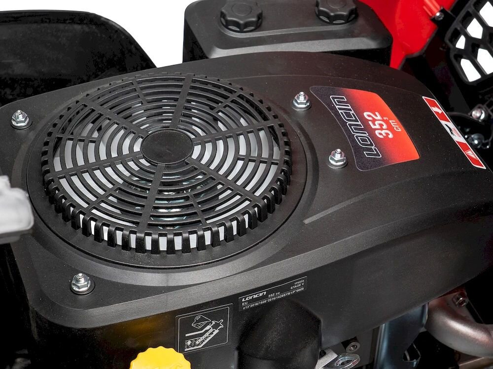Traktor ogrodowy NAC TR86-352L-RC-NO Loncin 860mm 7.65kW, silnik, spalinowy, Loncin LC1P85FA, 352 cm3, Silnik traktora ogrodowego z wentylatorem.