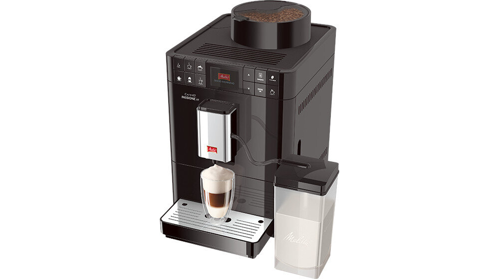Ekspres MELITTA Caffeo Passione OT F53/1-102 wyposazenie pojemnosc