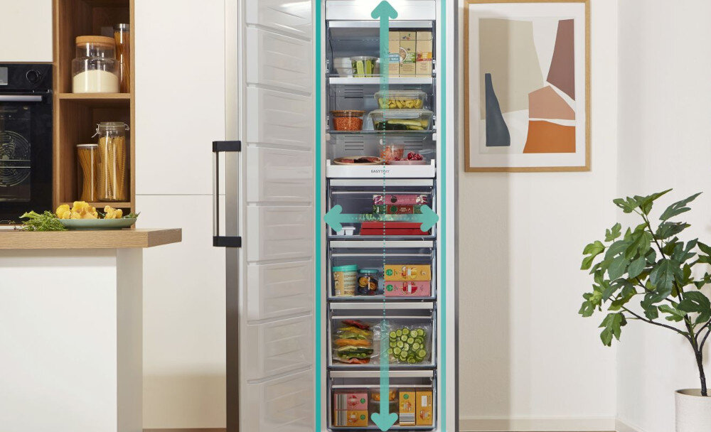 ZAMRAŻARKA GORENJE FN619EAW6 większa pojemność przestrzeń 280 litrów