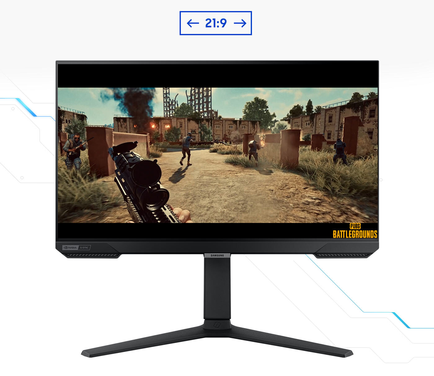 Zdjęcie przedstawia efekt zastosowania proporcji wyświetlania 21:9