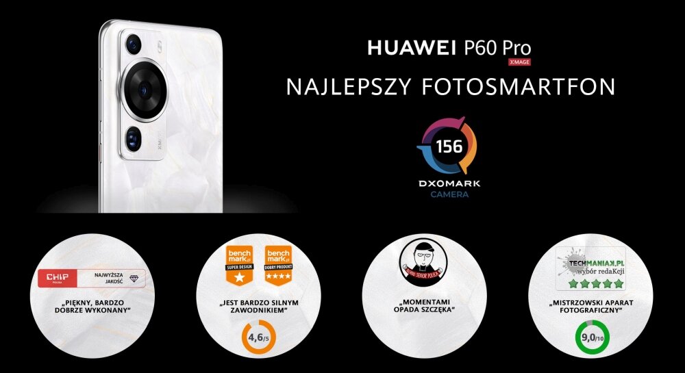 smartfon p60 pro nagroda