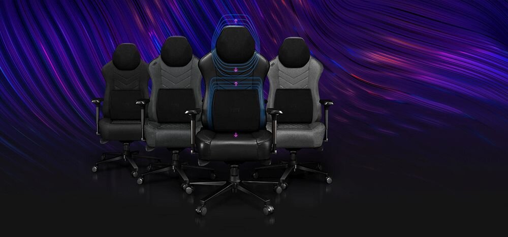 Fotel YUMISU 2053 Magnetic Komfort wygoda regulacja podłokietniki poduszki sesje wielogodzinne kółka obciążenie mechanizm