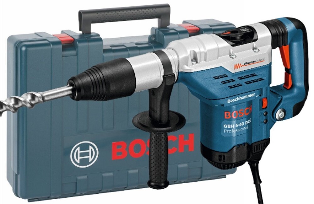 Młot udarowo obrotowy BOSCH GBH 5 40 DCE Professional Wygodne przechowywanie wyposażenie