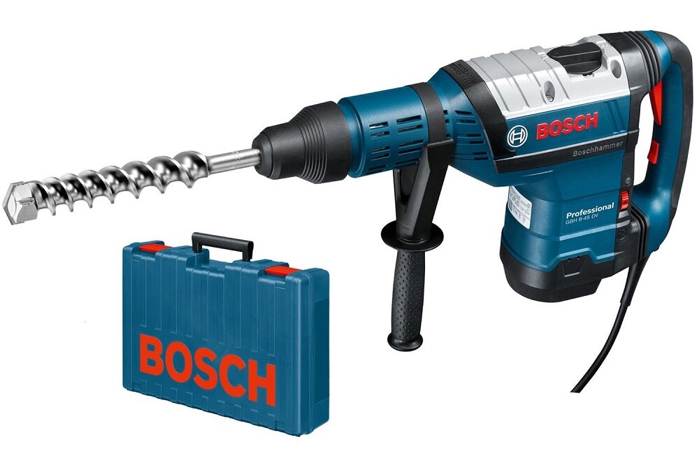 Młot udarowo obrotowy BOSCH GBH Professional 8 45 D Wygodne przechowywanie wyposażenie