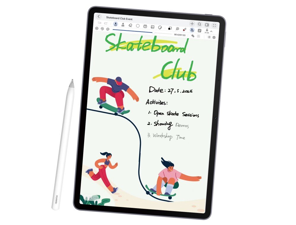 Tablet HUAWEI MatePad 11.5S  Notatki 