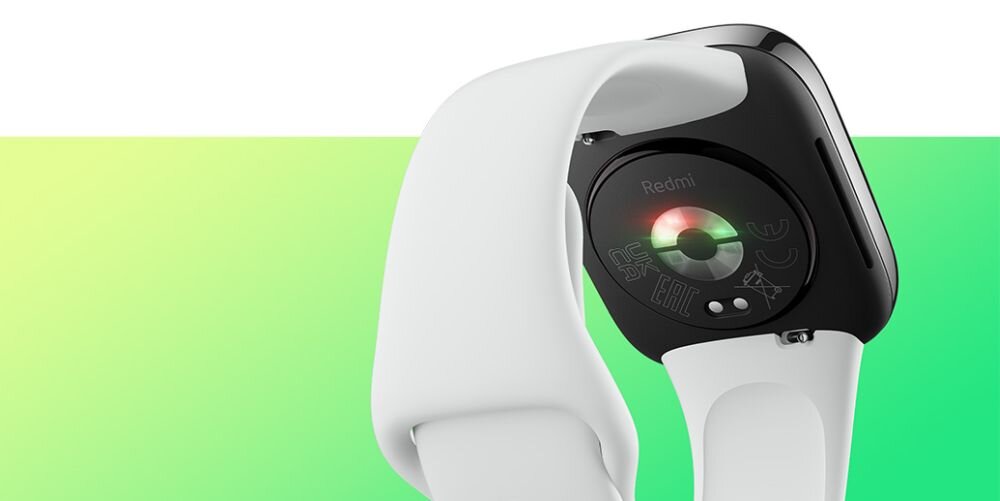 Smartwatch XIAOMI Redmi Watch 3 Active  ekran bateria czujniki zdrowie sport pasek ładowanie pojemność rozdzielczość łączność sterowanie krew puls rozmowy smartfon aplikacja 