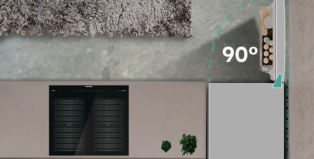 LODÓWKA HISENSE RB440N4ACA licowane drzwi zawiady otwieranie drzwi