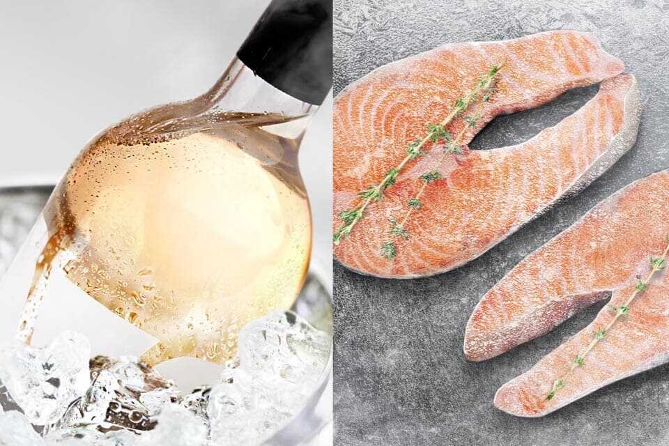 Media Expert - lodówka RF65DG960EB1 - zdjęcie - zamrożona ryba Media Expert - lodówka Samsung RF65DG960EB1 - zdjęcie - zamrożona ryba