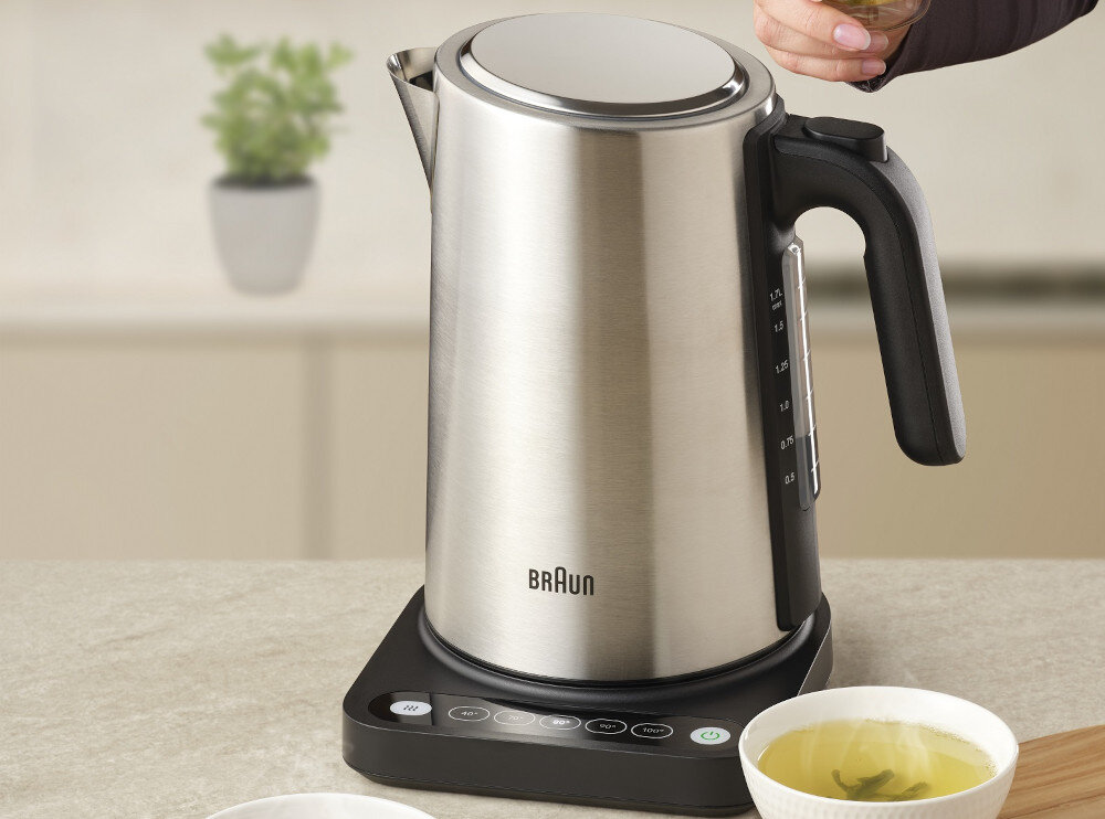 Czajnik BRAUN WK5205BK Temperatura pod kontrolą  funkcja podtrzymywania ciepła czas możliwości praktyczne rozwiązanie