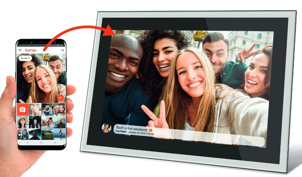 Ramka cyfrowa BRAUN DF 10X Wifi Czarny aplikacja funkcje pamięć