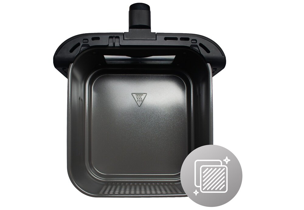 Air Fryer Frytkownica beztłuszczowa WEBBER AF901 11l z podwójnym koszem i 10 automatycznymi programami ceramiczna powłoka odporna na uszkodzenia, bezpieczne jedzenie, łatwiejsze czyszczenie, bez przywierania