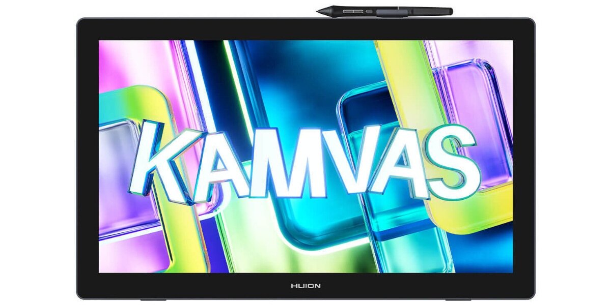 Tablet HUION Kamvas 22 Gen 3 na białym tle.