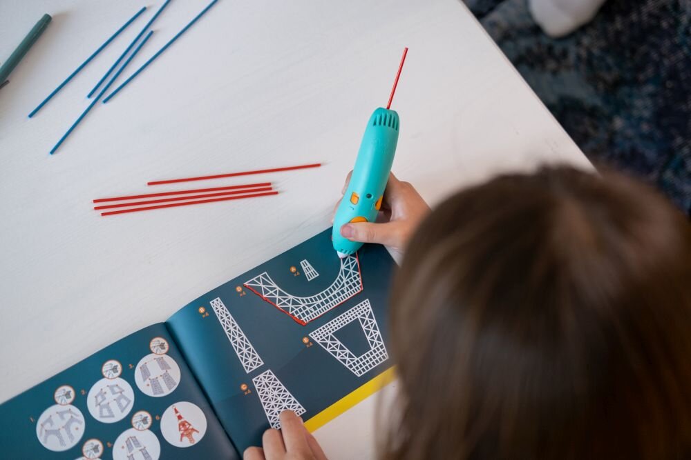 Długopis 3D 3DOODLER Start Plus wkłady rysowanie temperatura filament kolory zasilanie wymiary obsługa