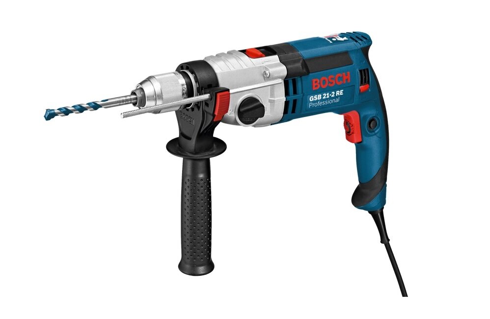 Wiertarka udarowa BOSCH GSB 21 2 RE Professional Rękojeść z okładziną Softgrip