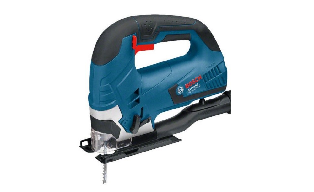 Wyrzynarka BOSCH GST 90 BE Professional szereg przydatnych funkcji beznarzędziowa wymiana osprzętu system Click & Clean maksymalna głębokość cięcia w drewnie do 90 mm w stali do 10 mm 4-stopniowa oscylacja