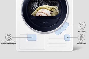 Samsung Automatyczna optymalizacja czasu suszenia. System OptimalDry™ Samsung Automatyczna optymalizacja czasu suszenia. System OptimalDry™
