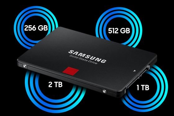 Samsung Różne pojemności. Jeden format