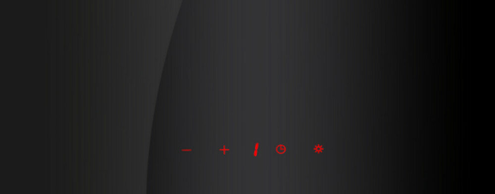 Okap VDB Welar 60 Automatik Czarny wyłącznik czasowy