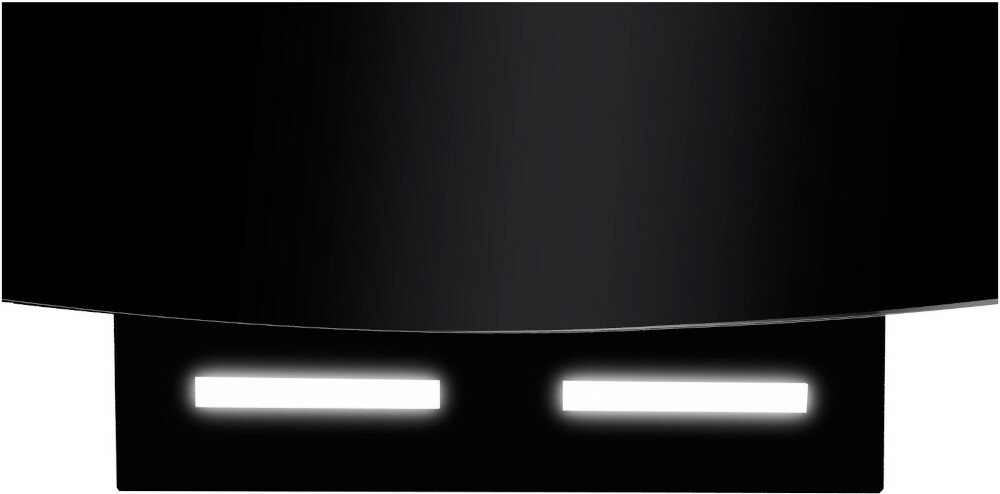 Okap VDB Welar 60 Automatik Czarny LED oświetlenie