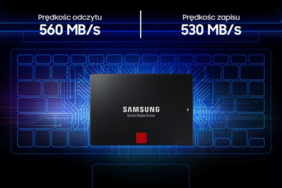 Samsung Szybkie działanie. Odczyt i zapis sekwencyjny Samsung Szybkie działanie. Odczyt i zapis sekwencyjny