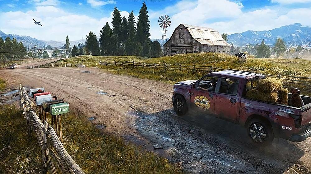 Far Cry 5 Gra ubisoft świat mapa