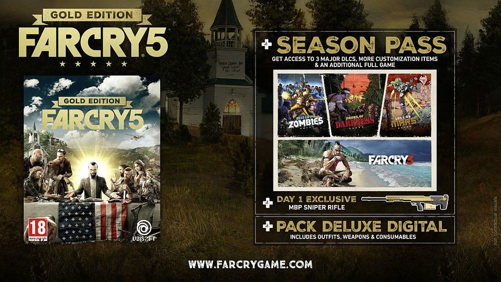 Far Cry 5 - Edycja Gold Gra XBOX ONE (Kompatybilna z Xbox Series X ...