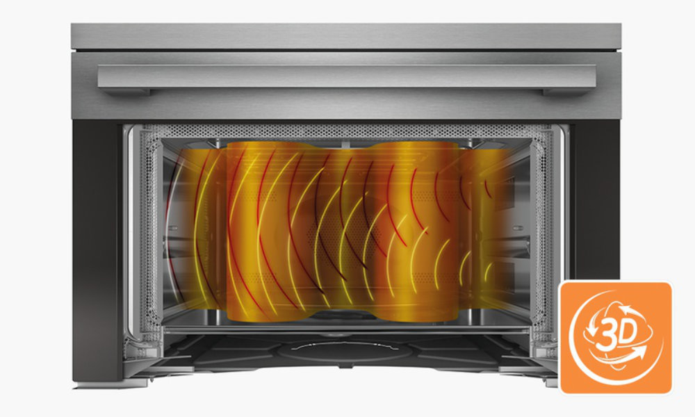 Kuchenka mikrofalowa WHIRLPOOL AMW9607IX - Technologia 3D
