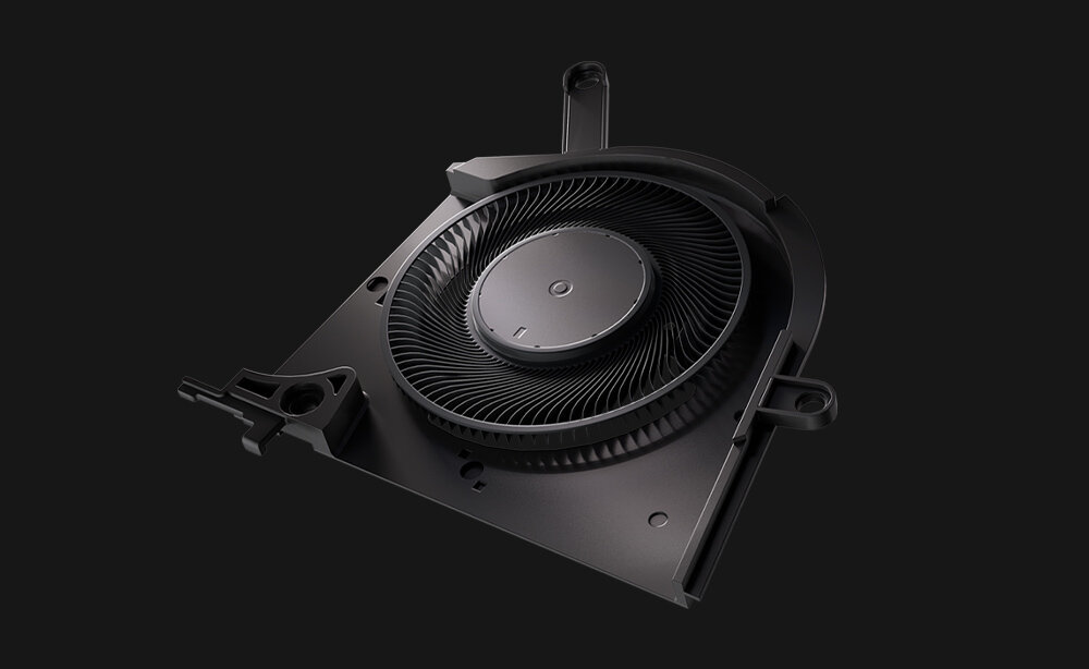 Schemat działania technologii Ambient Cooling w ASUS ProArt PX13 – tryb cichy 0 dB i inteligentne sterowanie wentylatorem