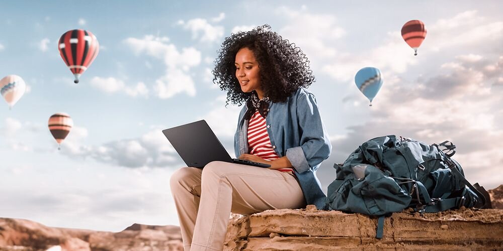 ASUS ProArt PX13 w różnych trybach użytkowania – tryb laptopa tabletu namiotu i stojaka dla twórców