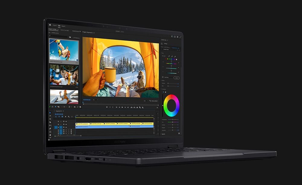 Wizualizacja procesora AMD Ryzen AI Max+ 395 z układem NPU 50 TOPS – akceleracja AI w laptopie ProArt PX13
