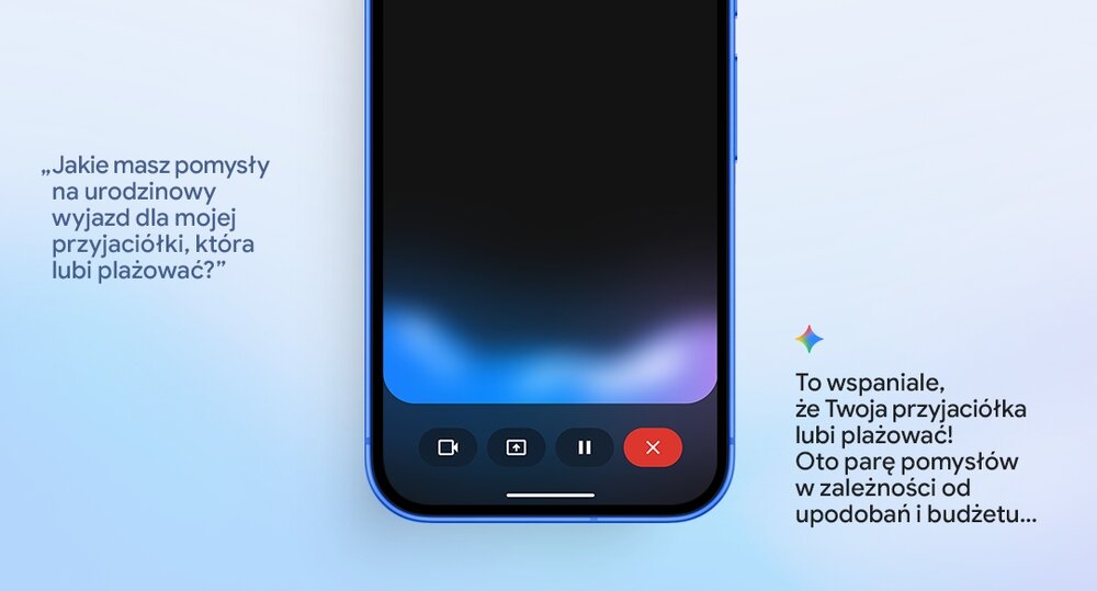 Smartfon GOOGLE Pixel 10 asystent AI Gemini Live rozmowy głosowe