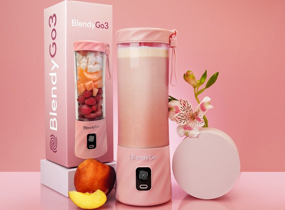 Blender personalny BLENDYGO 3 Różowy Bezprzewodowy kv początek opisu
