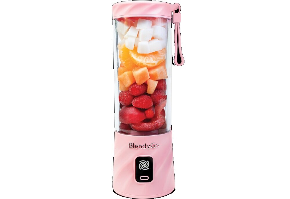 Blender personalny BLENDYGO 3 Różowy Bezprzewodowy przygotowanie koktajli, szejków, mrozonej kawy, wsechstronne użytkowanie, wsparcie potrzeb