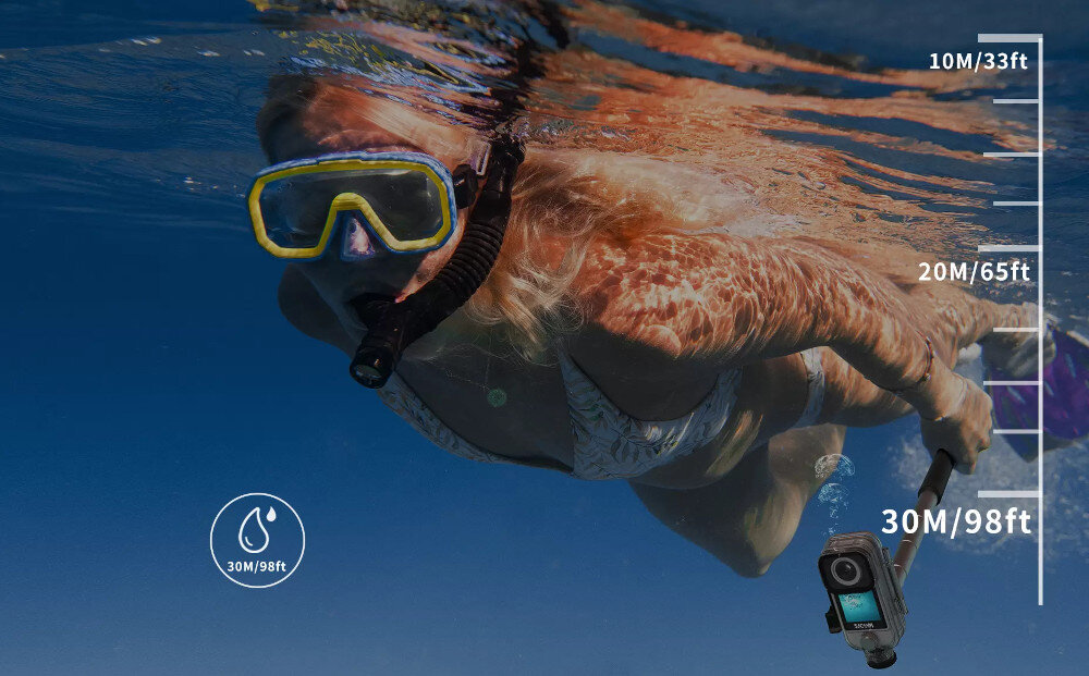 Kamera sportowa SJCAM C300 Czarny obudowa wodoodporność stabilizacja