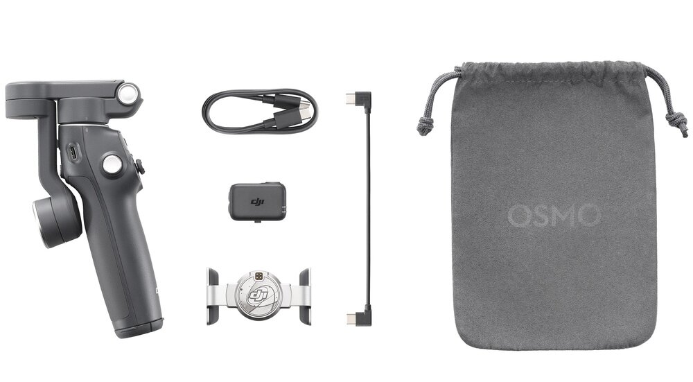 Gimbal DJI Osmo Mobile 7P  zestaw elementy 