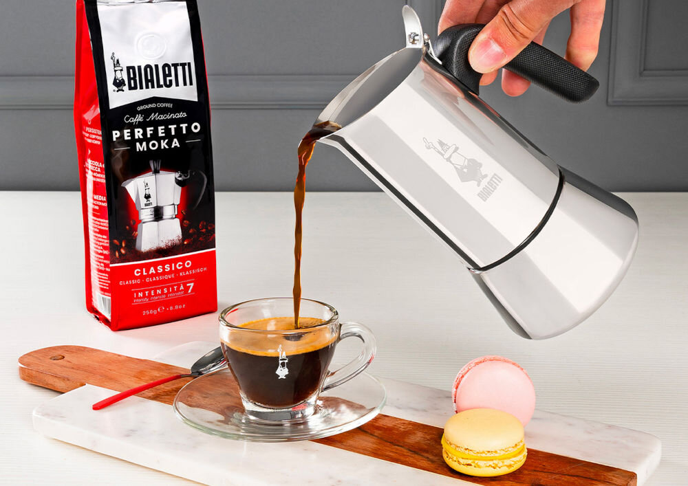 Kawiarka BIALETTI Venus 10 TZ Srebrny 500 ml aromatyczna kawa